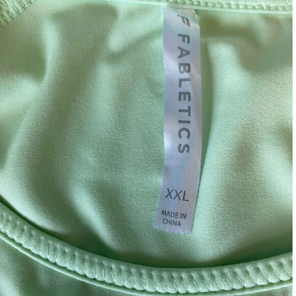 Fabletics Avah Color Block Athletic Crop Top Women's XXL - Picture 8 of 8